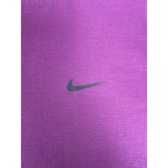 NIKE Long Sleeve pink Running Dri-Fit thin hoodie Hand Covers and Pocket Small - Picture 4 of 8